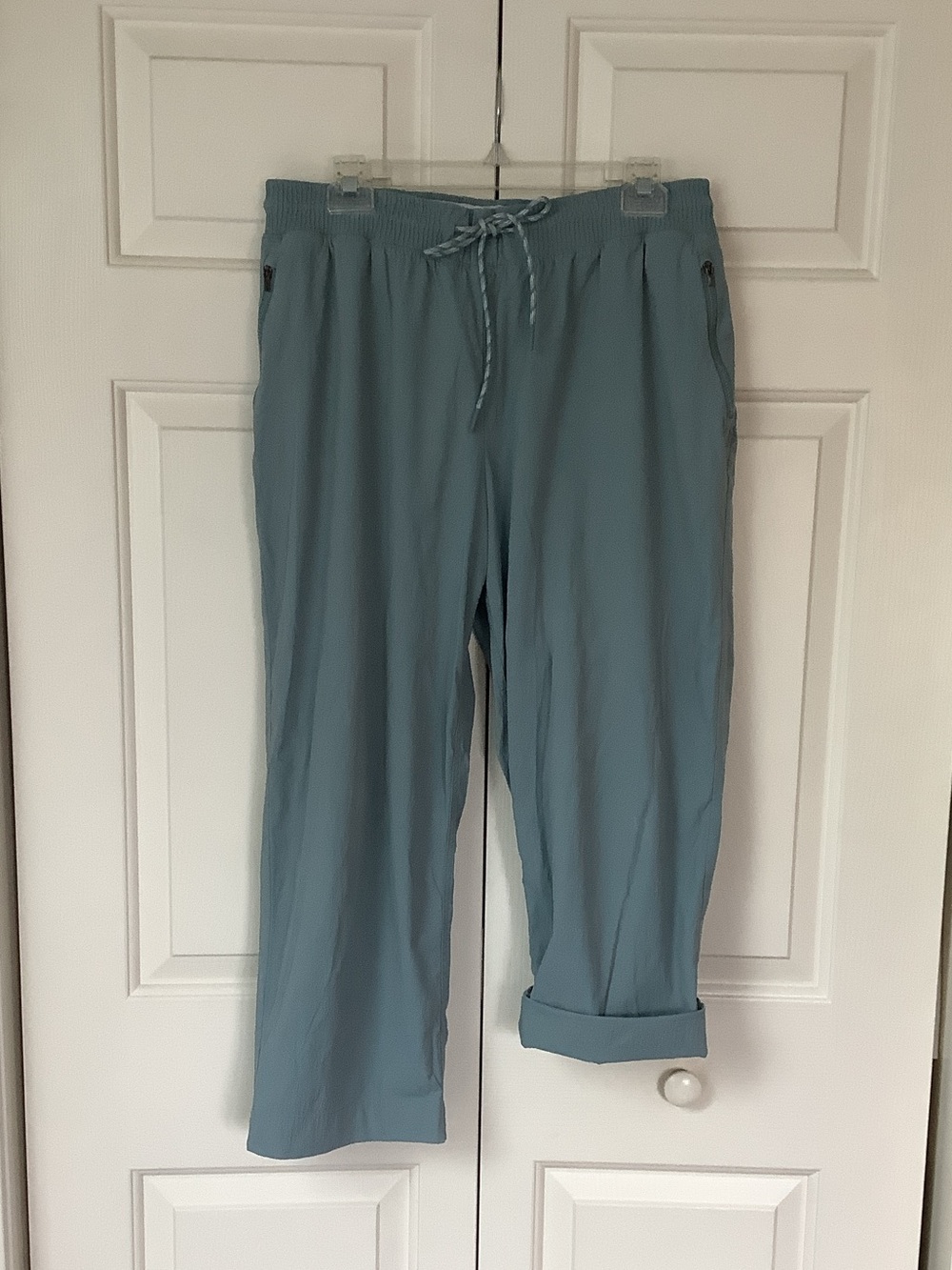 Athleta Light Blue/ Sea Green, Women's Drawstring Track Pants